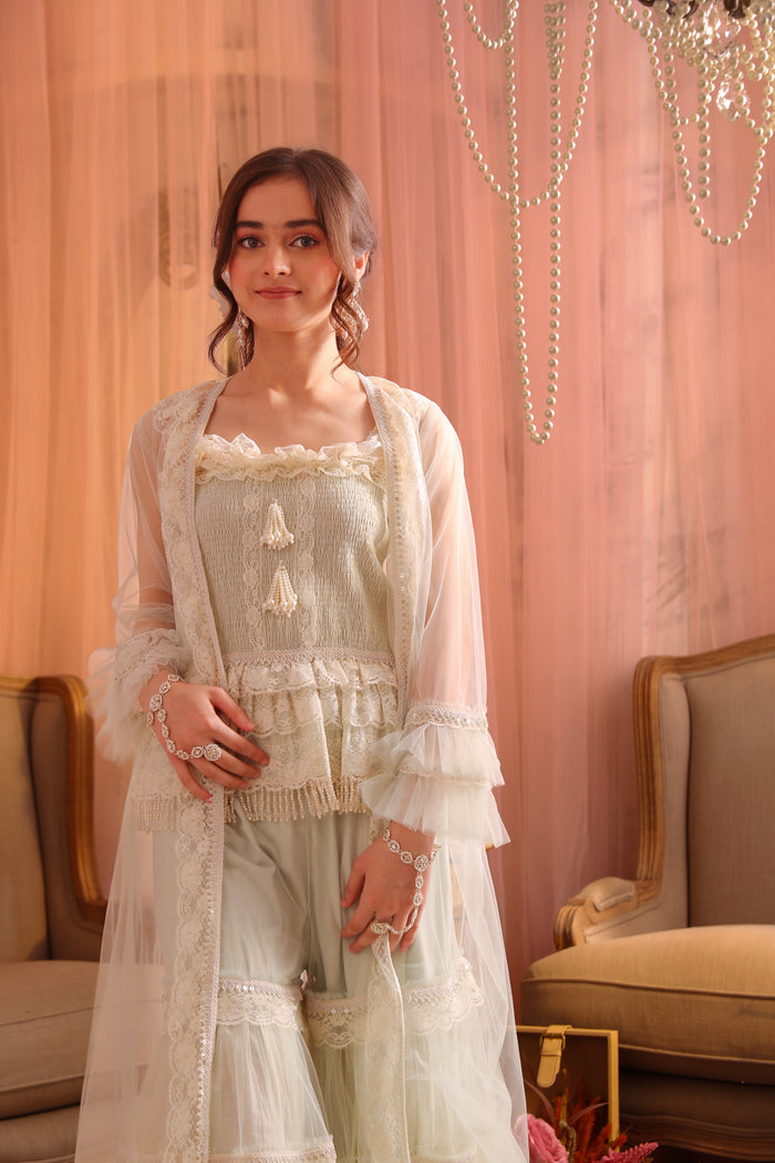 Laila Owns the Twirl Sharara Set