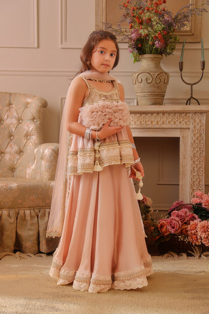 Ruffle cloud clutch